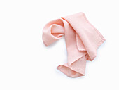 Pink cloth napkin