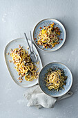 Dreierlei Pasta mit Chitarra, Bigoli und Troccoli