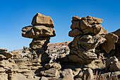 Rock formations in Fantasy Canyon, Utah, USA