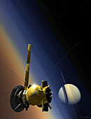 Cassini-Huygens mission, illustration