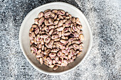 Pinto beans in a bowl