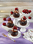  Chili chocolate muffins, cherry cake, small treats 