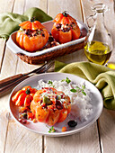  Stuffed tomatoes, Mediterranean delicacies, tomatoes 