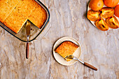 Persimmon cheesecake