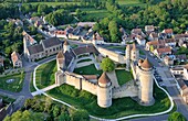 France, Seine et Marne, Blandy les Tours, the castle (aerial view)