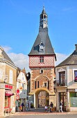 Frankreich, Yonne, Saint Fargeau, der Glockenturm