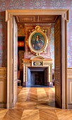 France, Yonne, Chateau d'Ancy le Franc, lounge