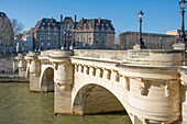 Frankreich, Paris, Gebiet, das von der UNESCO zum Weltkulturerbe erklärt wurde, die Pont Neuf