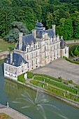 Frankreich, Eure, Chateau de Beaumesnil, Schloss mit typischer Architektur Ludwigs XIII, verwaltet von der Stiftung Furstenberg