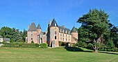France, Cher, Berry, Chateau de Blancafort, the Jacques Coeur road