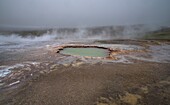 Iceland, Southern Region, Kerlingarfjöll, Hveravellir hot springs