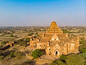 Myanmar (Burma), Region Mandalay, Bagan, von der UNESCO als buddhistische archäologische Stätte in die Liste des Welterbes aufgenommen, Dhammayangyi-Tempel (Luftaufnahme)
