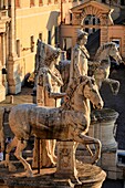 Italy, Lazio, Rome, historical center listed as World Heritage by UNESCO, Piazza del Campidoglio (Capitol Square)