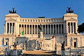 Italien, Latium, Rom, historisches Zentrum, das von der UNESCO zum Weltkulturerbe erklärt wurde, Piazza Venezia, das Vittoriano oder das Denkmal für Viktor Emanuel II.