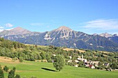 France, Hautes Alpes, Champsaur, Saint Michel Chaillol and its Saint Pierre church