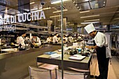 Italy, Tuscany, Florence, historic centre listed as World Heritage by UNESCO, Mercato Centrale, cooking school, Lorenzo de 'Medici