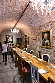 Italy, Tuscany, Florence, historic centre listed as World Heritage by UNESCO, Simbiosi pizzeria