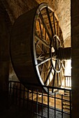 Frankreich, Manche, der Mont-Saint-Michel, das Seilwindenrad