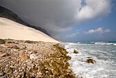 Jemen, Gouvernement Sokotra, Insel Sokotra, von der UNESCO zum Weltnaturerbe erklärt, Archer Coral Sand Dunes