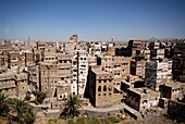 Jemen, Sana & 2bd;a Gouvernement, Sanaa, Altstadt, von der UNESCO als Weltkulturerbe gelistet, traditionelle Architektur