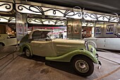 Frankreich, Doubs, Montbeliard, Sochaux, das Museum des Abenteuers Peugeot, der 601 umwandelbare Schnitt von 1934 6 Zylinder 2148 CM Würfel 60 CH
