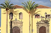 Spain, Canary Islands, Tenerife, province of Santa Cruz de Tenerife, Garachico, the historic center, Church of Our Lady of the Angels belonging to the ancient Convent of San Francisco