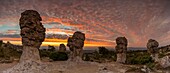 France, Alpes de Haute Provence, rocks of Mourres, Forcalquier, Luberon Regional Nature Park