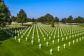 France, Calvados, Colleville sur Mer, the Normandy Landings Beach, Omaha Beach, Normandy American Cemetery and Memorial