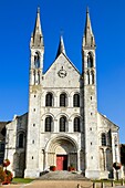 Frankreich, Seine-Maritime, Saint Martin de Boscherville, Abtei Saint-Georges de Boscherville aus dem 12.