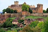 Frankreich, Lot, Prudhomat, Schloss von Castelnau Bretenoux (XI-XVIIe), denkmalgeschützt