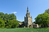 Frankreich, Morbihan, Plumeliau, die Kapelle von Saint-Nicodeme