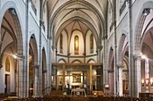 France, Paris, Chinatown of the XIIIth district, Chinatown of the XIIIth district, Nave of the St. Hippolyte church