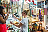 Myanmar (Burma), Yangon, Bogyoke market, jewelry