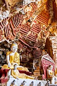 Myanmar (Burma), Karen State, Hpa An, Kaw Gone Buddha Carved Cave