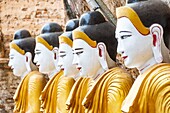 Myanmar (Burma), Karen-Staat, Hpa An, Höhle mit geschnitztem Kaw Gone Buddha