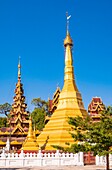 Myanmar (Burma), Staat Mon, Umgebung von Mawlamyaine, Kloster U Na Auk, spätes 19.