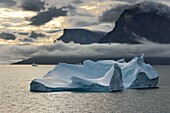 Greenland, West Coast, Baffin bay, iceberg in Uummannaq fjord