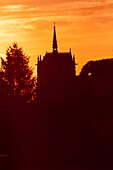 Frankreich, Indre et Loire, Loiretal von der UNESCO zum Welterbe erklärt, Amboise, Schloss Amboise, Kapelle Saint Hubert