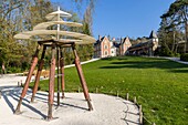 France, Indre et Loire, Loire valley listed as World Heritage by UNESCO, Amboise, Castle Clos Lucé, last home of Leonardo da Vinci and the Archimede screw