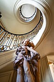 France, Paris, Nissim museum of Camondo, the staircase