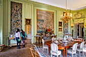 France, Paris, Nissim museum of Camondo, the dining room