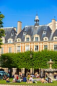 France, Paris, the Place des Vosges