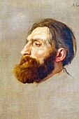 France, Paris, the Rodin Museum, self portrait