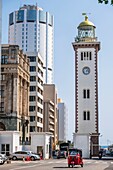 Sri Lanka, Colombo, Fort district, the Clock Tower is a former lighthouse built in 1857