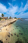 Sri Lanka, Südprovinz, Galle, Galle Fort oder Dutch Fort, von der UNESCO zum Weltkulturerbe erklärt, die Festungsmauern