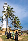 Sri Lanka, Südprovinz, Galle, Galle Fort oder Dutch Fort, von der UNESCO als Welterbe gelistet, der Leuchtturm