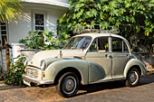 Sri Lanka, Southern province, Galle, Galle Fort or Dutch Fort listed as World Heritage by UNESCO, vintage car
