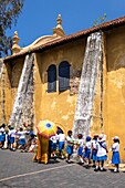 Sri Lanka, Südprovinz, Galle, Galle Fort oder Dutch Fort, von der UNESCO zum Weltkulturerbe erklärt, Nationales Schifffahrtsmuseum im alten Lagerhaus der Niederländischen Ostindien-Kompanie und altes Tor des Forts