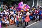 Sri Lanka, Südprovinz, Mirissa, Fest in den Straßen der Stadt