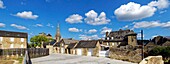France, Cotes d'Armor, Guingamp, place du Chateau, Notre Dame de Bon Secours basilica